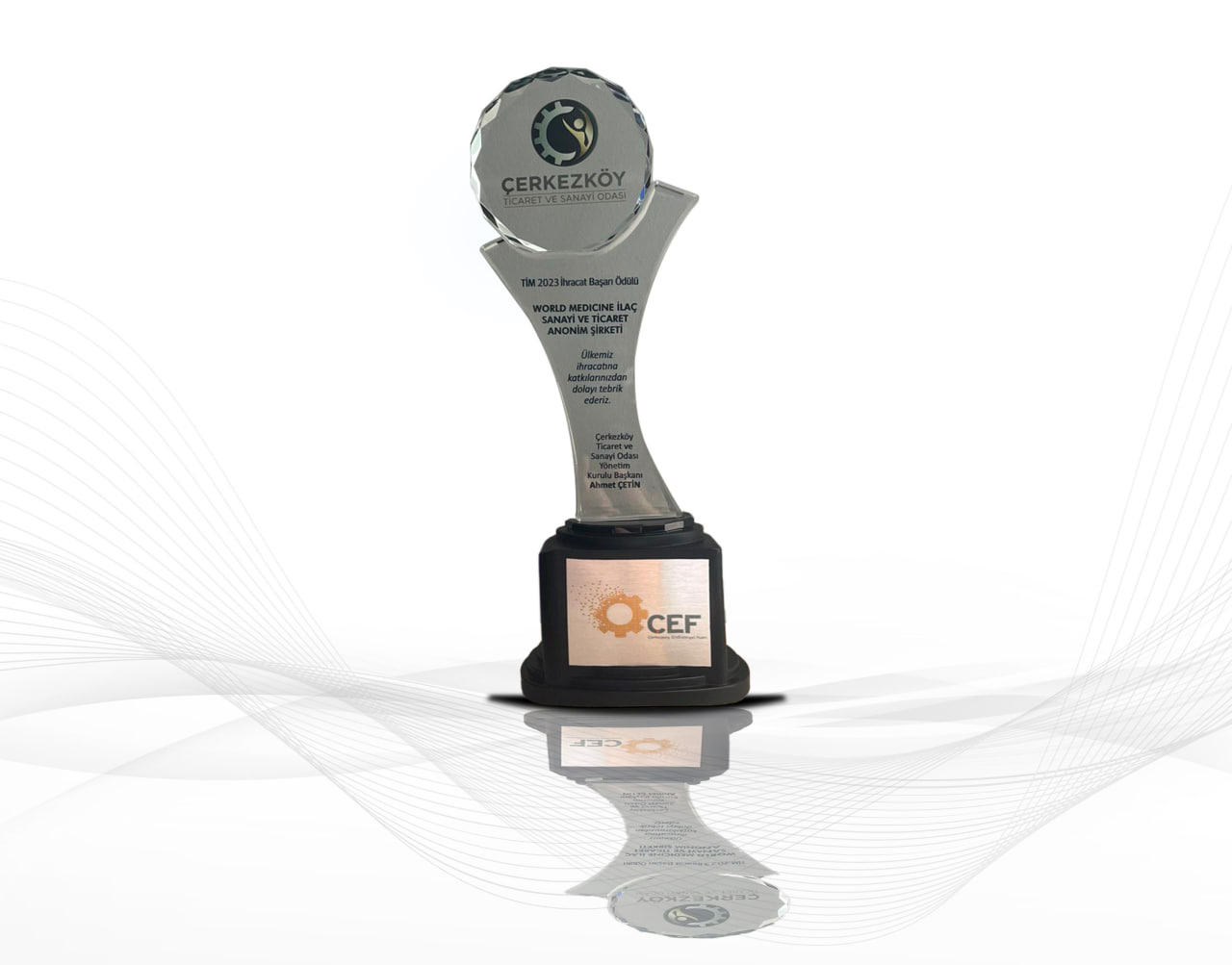 ЧЕРКЕЗКÖЙ САВДО-Саноат палатаси - ТİМ 2023 ЭКСПОРТ МУВОФИҚЛИГИ МУКОФОТИ